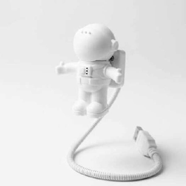 Night Lights Robot Modeling Usb Night Light White