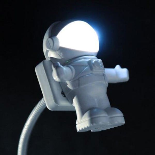 Night Lights Robot Modeling Usb Night Light White