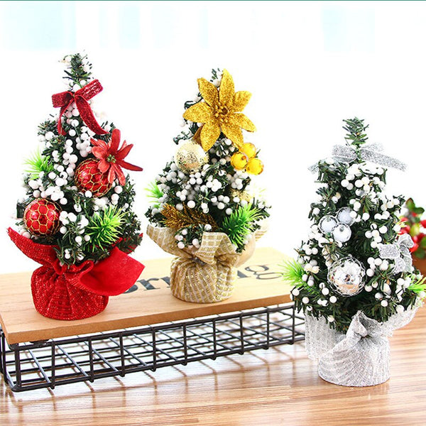 Seasonal Decorations Mini Desktop 20Cm Christmas Tree Decoration