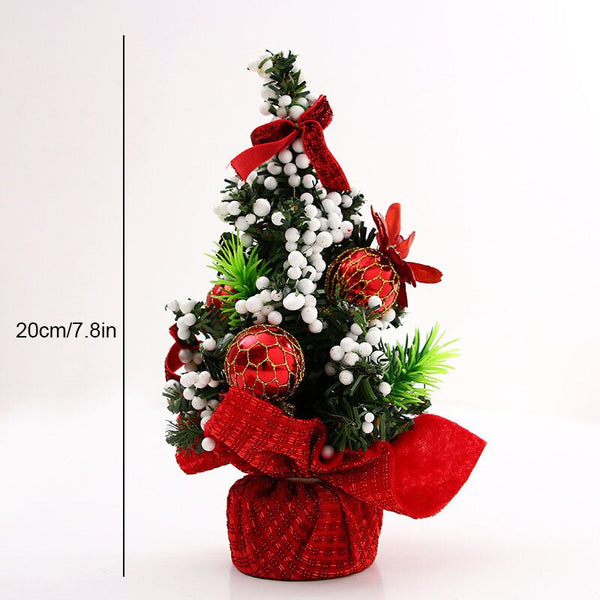 Seasonal Decorations Mini Desktop 20Cm Christmas Tree Decoration