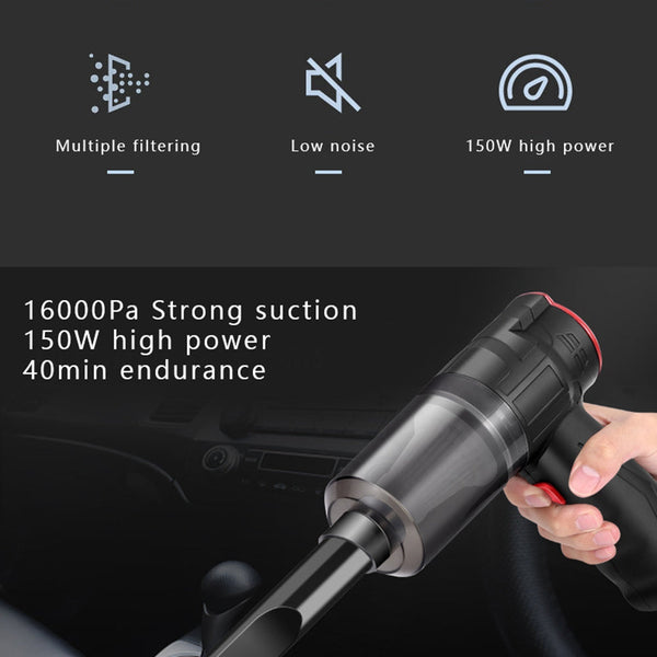 Vehicle Vacuums Wireless Car Vacuum Cleaner Blowable Handheld Auto Home And Dual Use