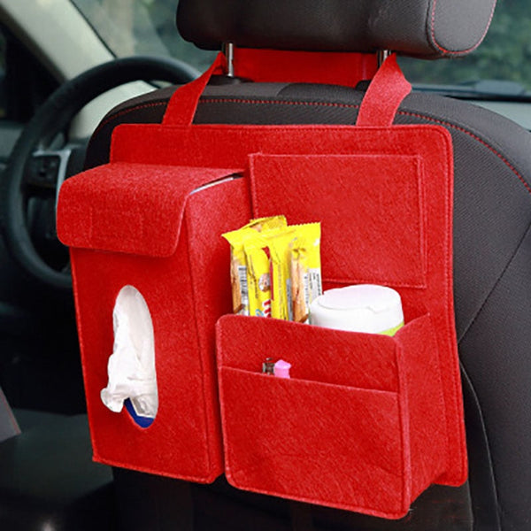 Car Organisers Headrest Back Seat Hanging Car Organizer Vehicle Storage Bag