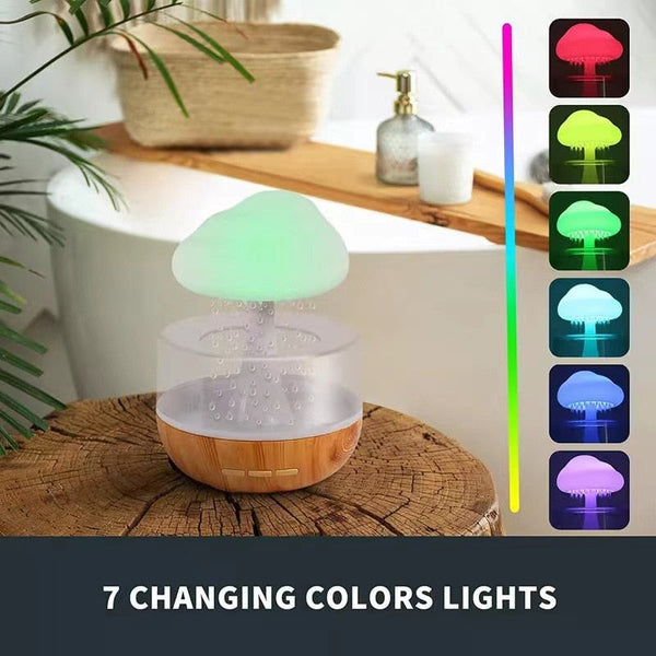 280Ml Rain Cloud Humidifier Relaxing Aromatherapy Led Usb Diffuser