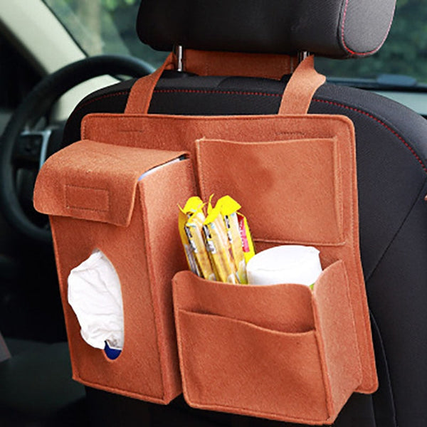 Car Organisers Headrest Back Seat Hanging Car Organizer Vehicle Storage Bag