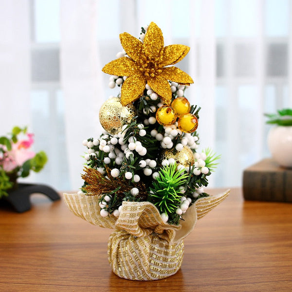 Seasonal Decorations Mini Desktop 20Cm Christmas Tree Decoration