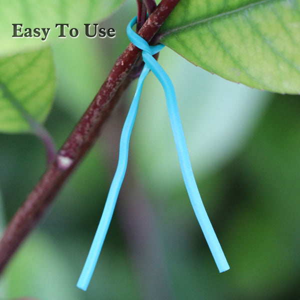 Plant Ties & Supports 100Pcs Reusable Gardening Cable Ties Twist Climbing Vines