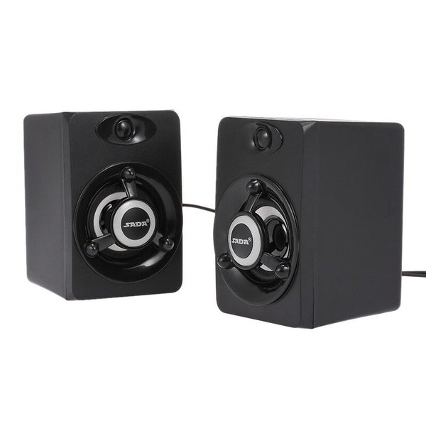 Computer Speakers Sada V 118 Usb Wired Speaker Led Computer Bass Stereo Music Player Subwoofer Sound Box For Desktop Laptop Notebook Tablet Pc Smart P