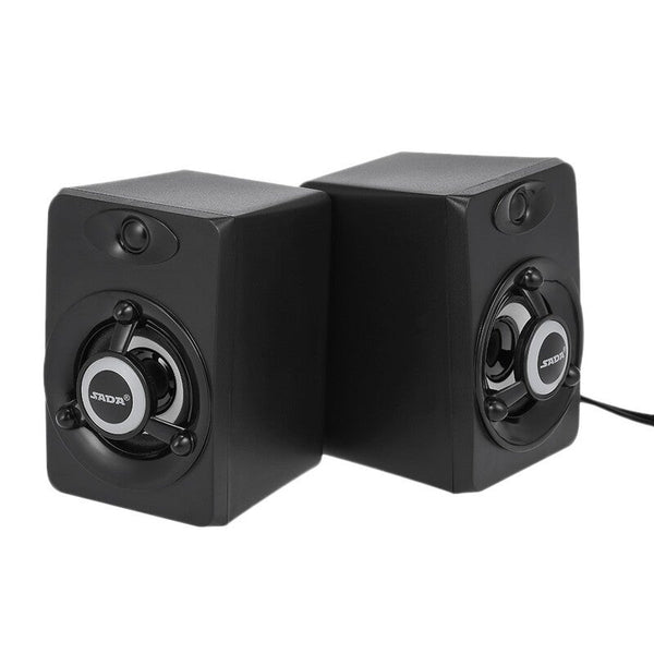 Computer Speakers Sada V 118 Usb Wired Speaker Led Computer Bass Stereo Music Player Subwoofer Sound Box For Desktop Laptop Notebook Tablet Pc Smart P