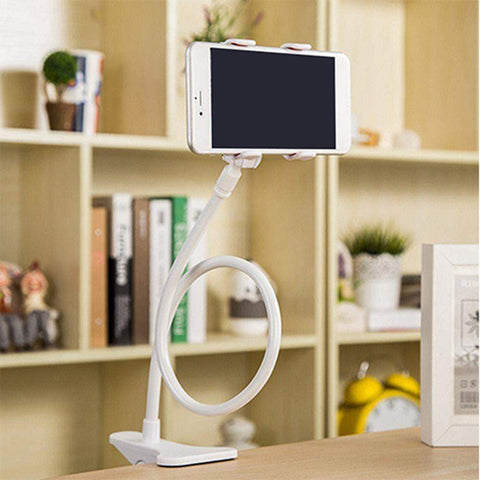 Mobile Phone Holder Universal Smartphone Clamp 60Cm Claw Clip Flexible Rod Articulate Support Bracket 360 Adjustable Lazy Stand