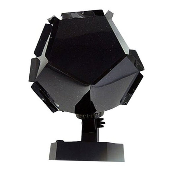 Science Starry Sky Projection Light Sleeping Lamp Diy Glowing Toy Black