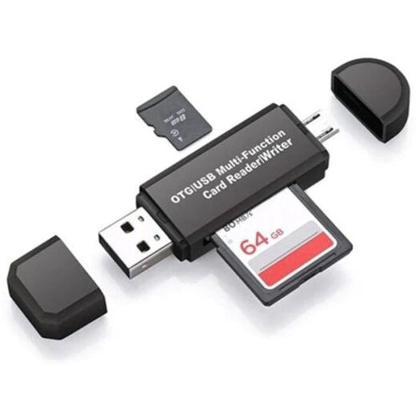 Memory Card Readers & Adapters Sd / Micro Card Reader Usb Adapter And 2.0 Black