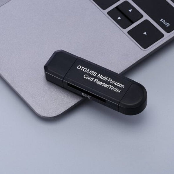 Sd / Tf Card Reader 2 In 1 Black