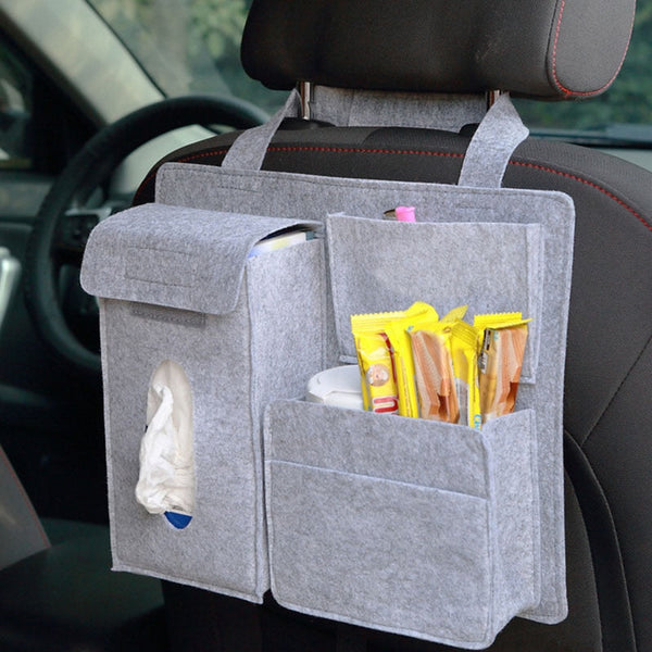 Car Organisers Headrest Back Seat Hanging Car Organizer Vehicle Storage Bag