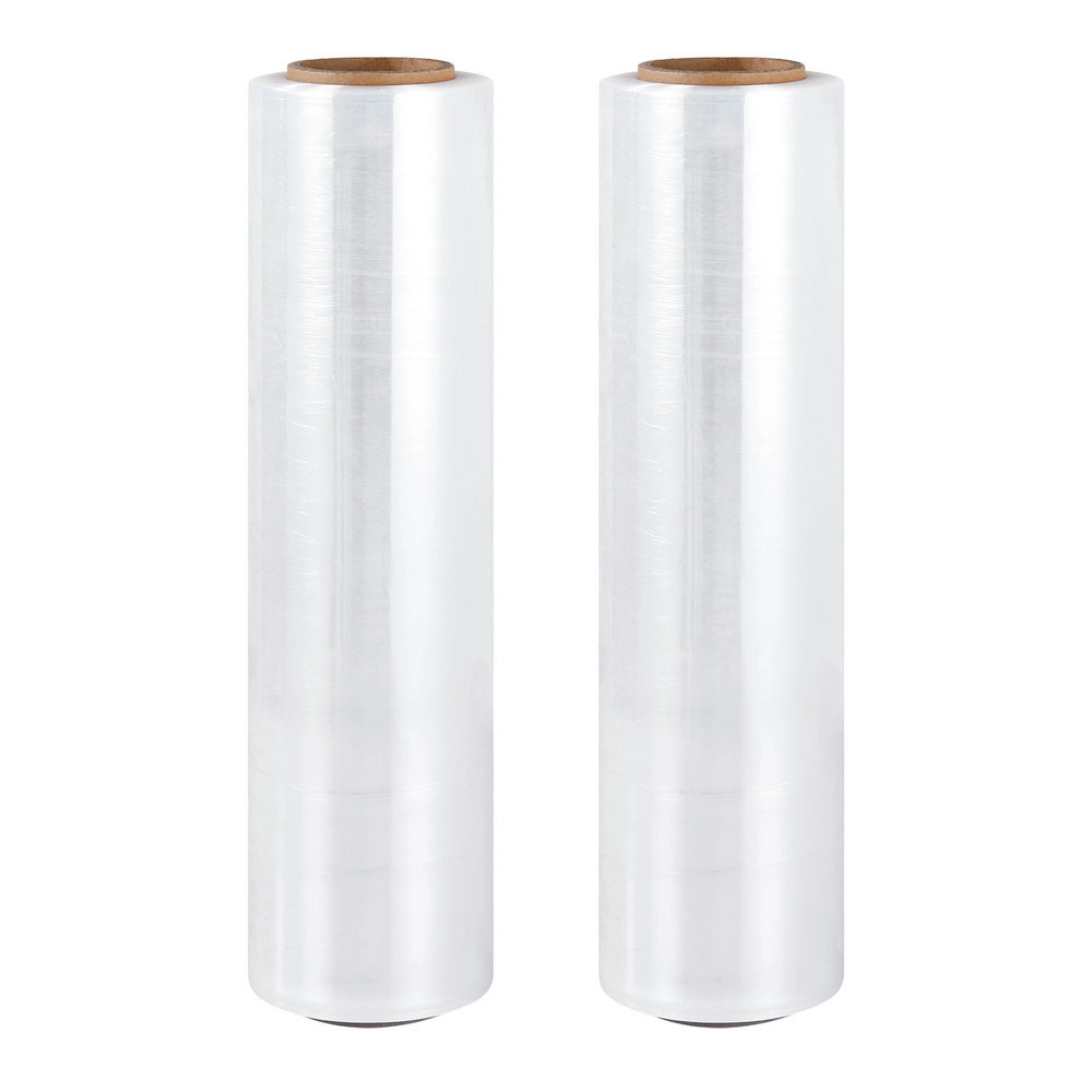 Shrink Wrap 400M 2Pcs Stretch Film Rolls Protect Package Material Home Warehouse