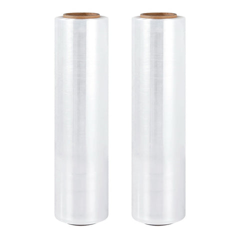 Shrink Wrap 400M 2Pcs Stretch Film Rolls Protect Package Material Home Warehouse