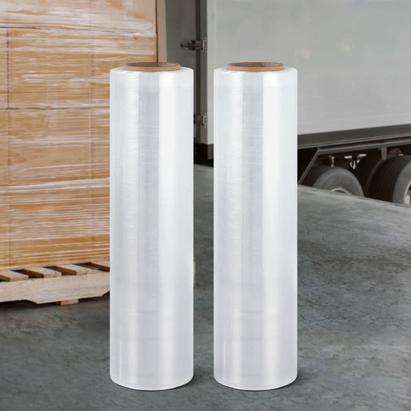 Shrink Wrap 400M 2Pcs Stretch Film Rolls Protect Package Material Home Warehouse