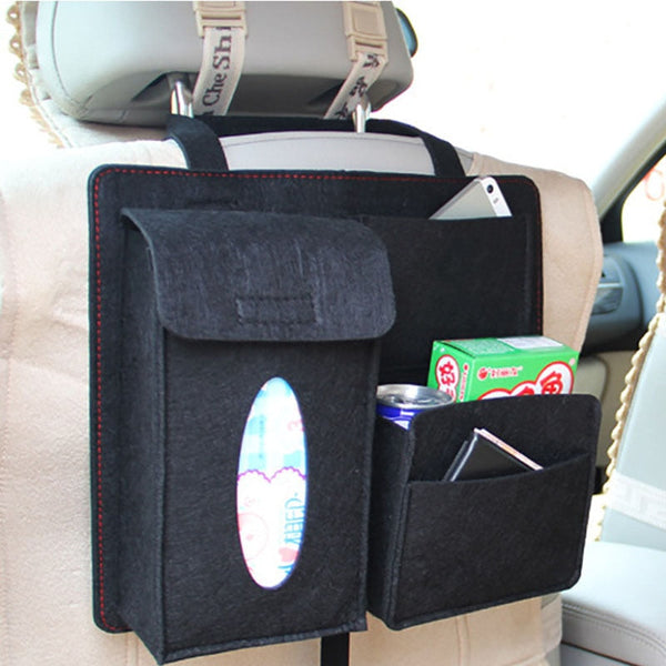 Car Organisers Headrest Back Seat Hanging Car Organizer Vehicle Storage Bag