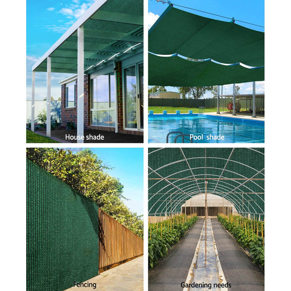 Shade Sails Instahut 50 Percent Uv Sun Shade Cloth Shadecloth Sail Roll Mesh Garden Outdoor