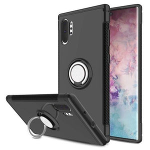 Cases, Covers & Skins Shockproof Ring Armor Phone Case For Samsung Galaxy Note 10 / Plus Black