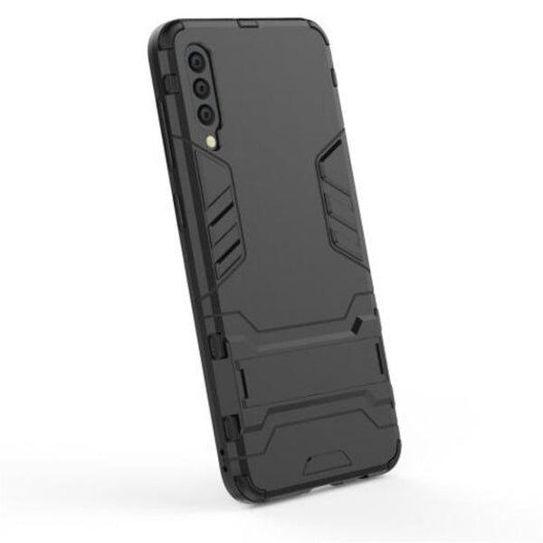 Cases, Covers & Skins Shockproof Solid Hard With Stand Back Cover Case For Samsung Galaxy A50 Black