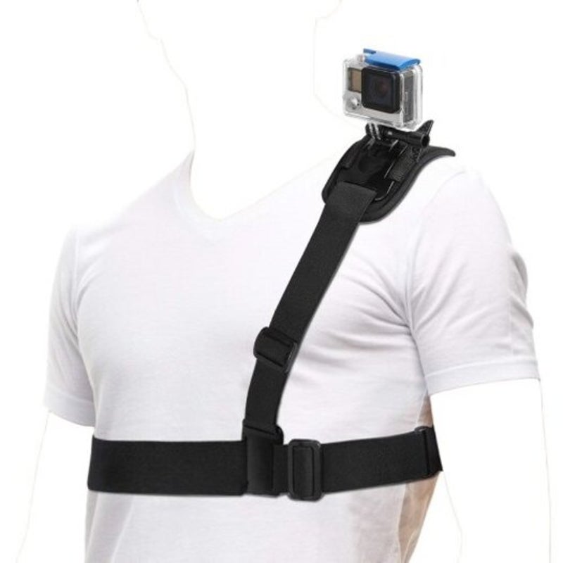 Straps & Hand Grips Shoulder Strap Supports Belt For Gopro Hero 6 / 5 Xiaomi Yi 4K Mijia Black