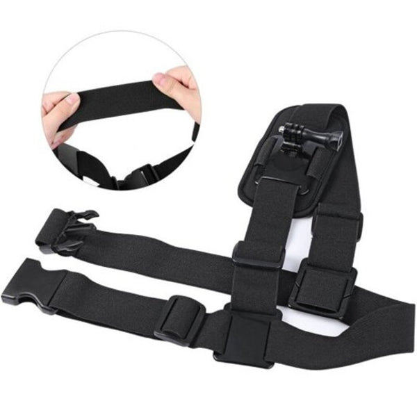 Straps & Hand Grips Shoulder Strap Supports Belt For Gopro Hero 6 / 5 Xiaomi Yi 4K Mijia Black