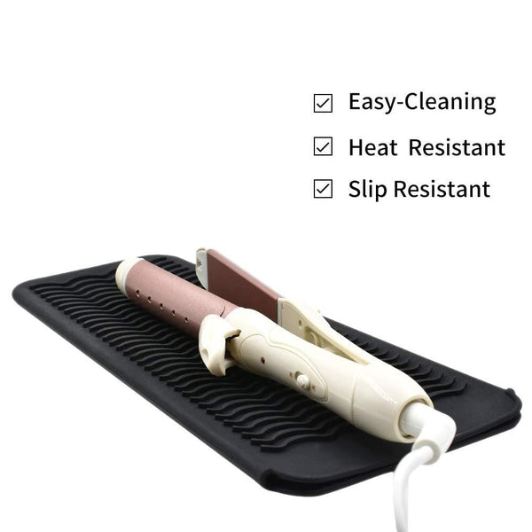 Straightening & Curling Irons Silicone Heat Resistant Travel Bag Portable Heatproof Mat