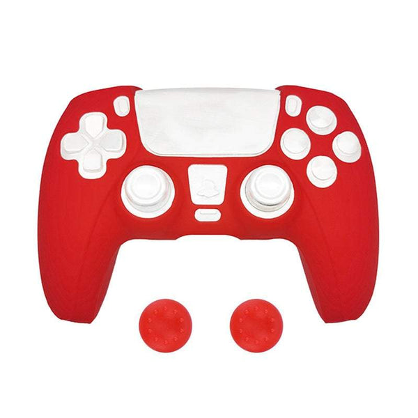 Controllers & Attachments Game Controllers Silicone Protective Case For Sony Playstation 5 Ps5 Dual Sense Red