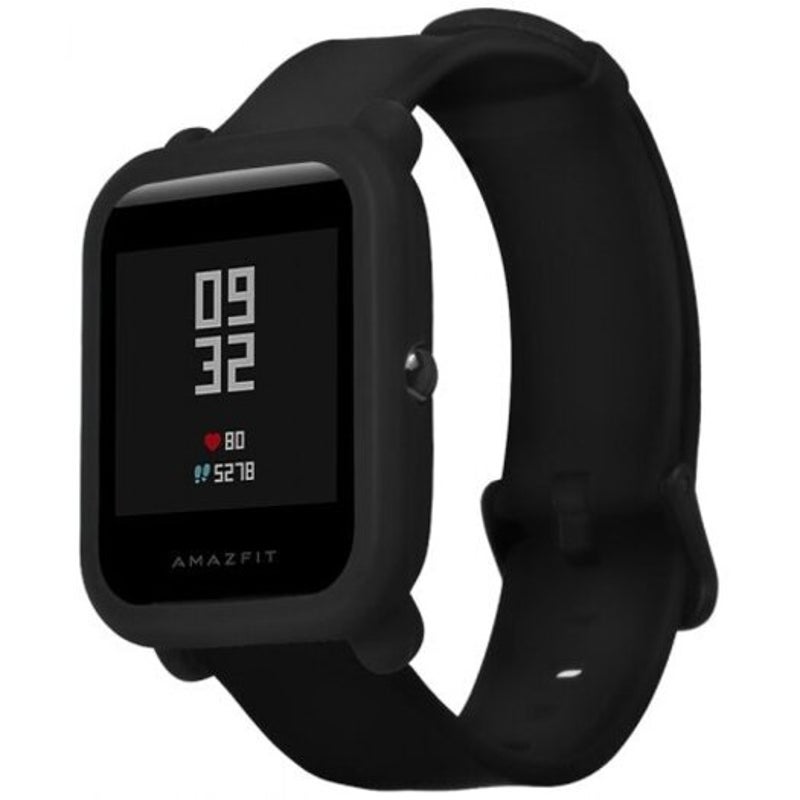 Smart Watch Cases Silicone Protective Case For Xiaomi Amazfit Midong Black