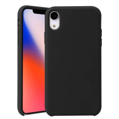 Silicone Protective Cover Case For Iphone Xr Black