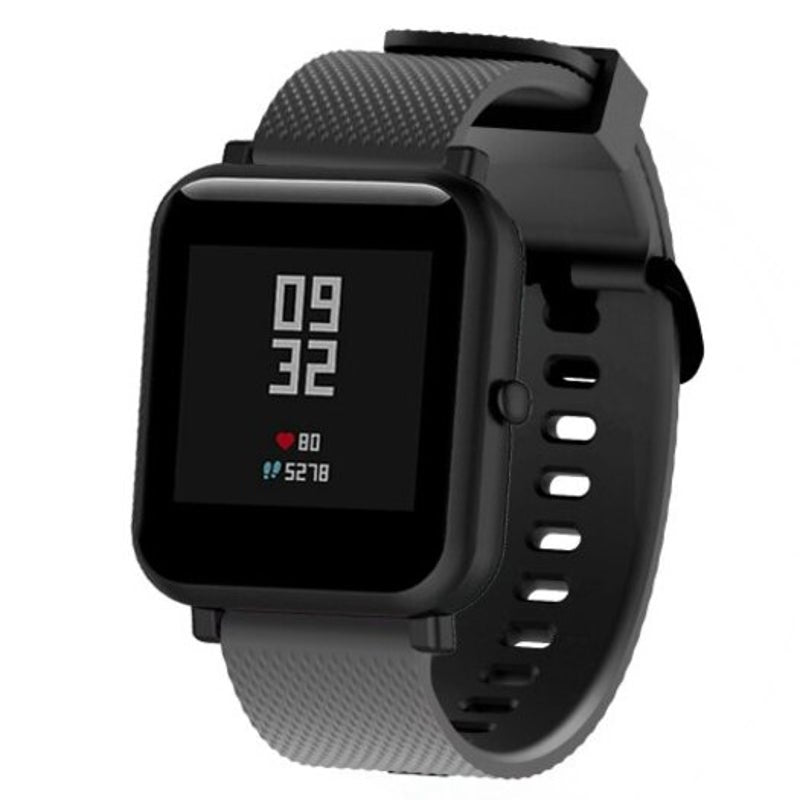 Watch Bands Silicone Replaceable Watch Band Wrist Strap For Xiaomi Huami Amazfit Bip Youth Black