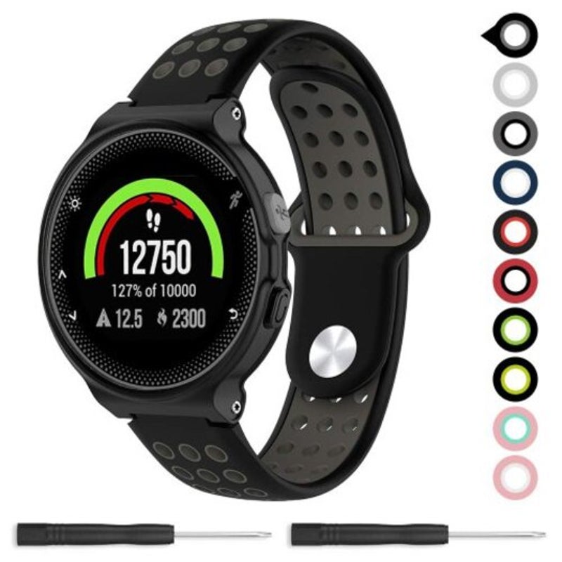 Watch Bands Silicone Sports Band Strap For Garmin Approach S6 / S20 S5 Black