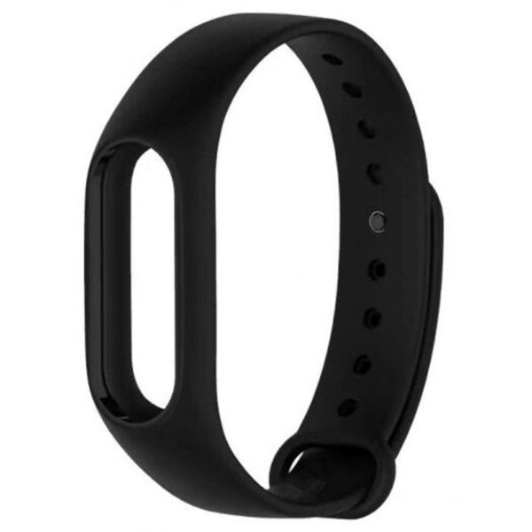 Watch Bands Silicone Straps Replacement For Xiaomi Mi Band 2 Black