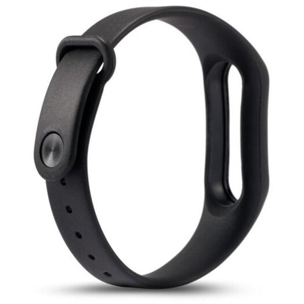 Watch Bands Silicone Straps Replacement For Xiaomi Mi Band 2 Black