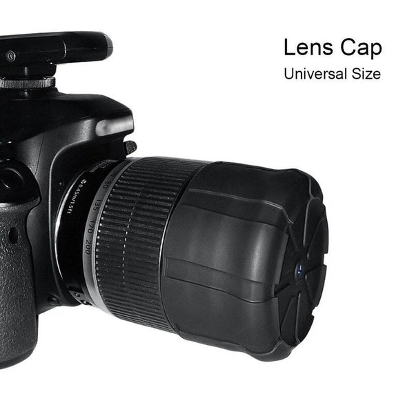 Lens Caps Silicone Universal Lens Cap Black