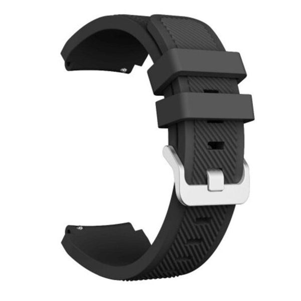 Watch Bands Silicone Watch Band Wrist Strap For Huawei Gt / Honor Magic 2 Pro Black