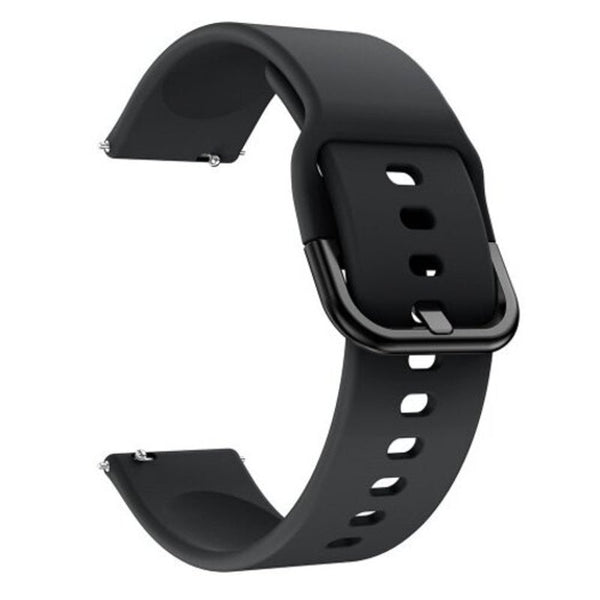 Watch Bands Silicone Watch Band Wrist Strap For Ticwatch 2 / E Huawei Sport Black