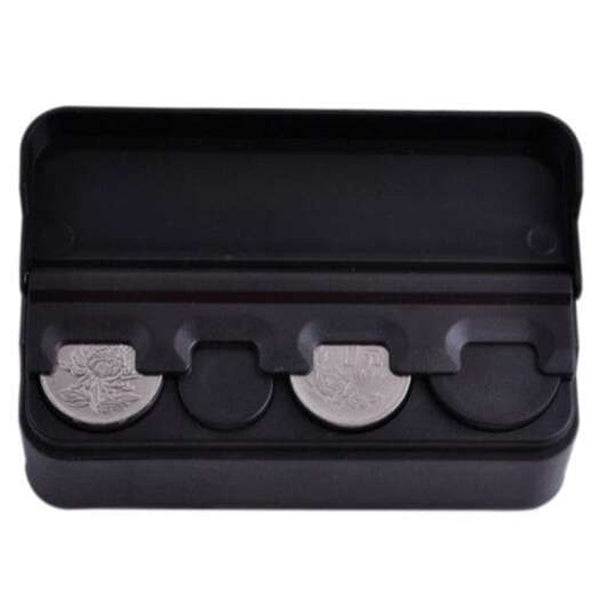 Car Organisers Simple Creative Car Coin Box Black