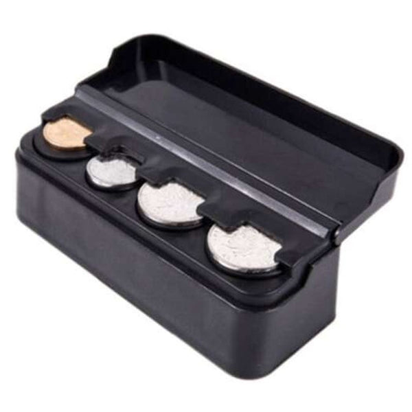 Car Organisers Simple Creative Car Coin Box Black