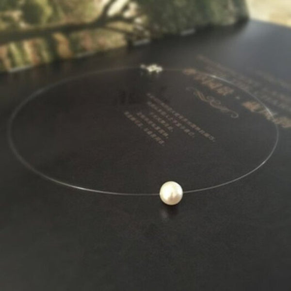 Necklaces & Pendants Simple Temperament And Pearl Chain White 4010.5Cm