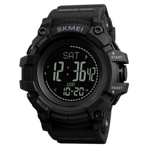 Watches Skmei Fashion Sports Outdoor Multifunctional Waterproof Tide Compass Watch Black