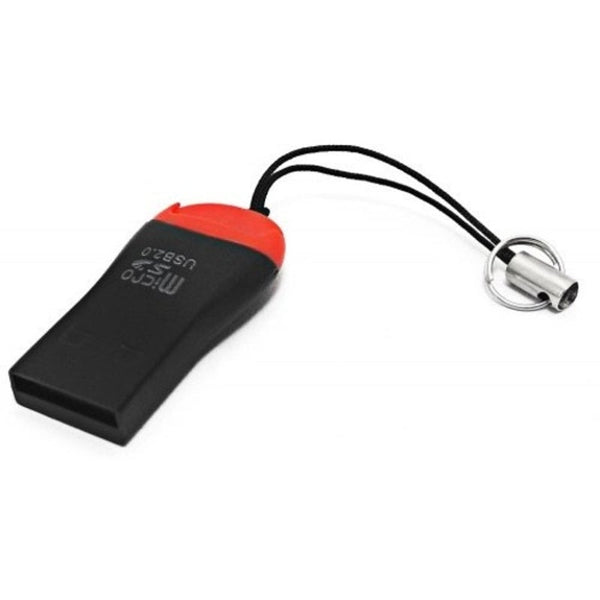 Small Whistle Type Usb 2.0 Micro Sd Tf Card Reader Black