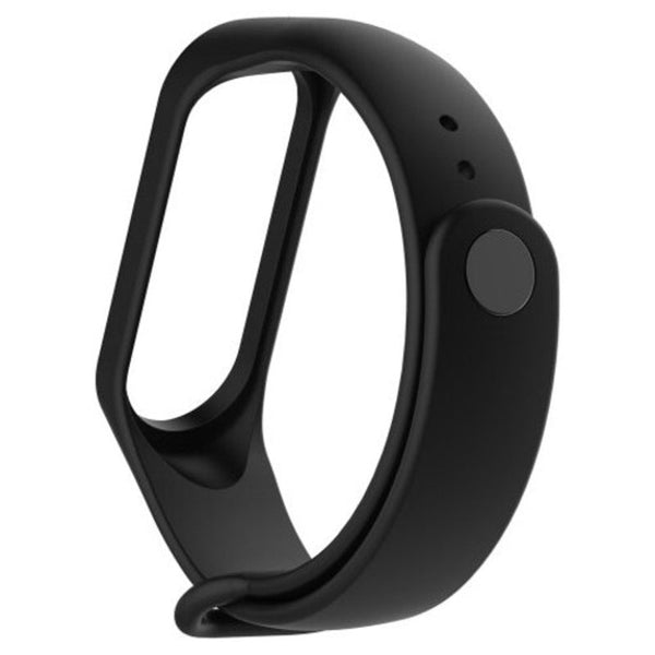 Smart Wrist Watch Strap For Xiaomi Mi Band 3 / 4 Black