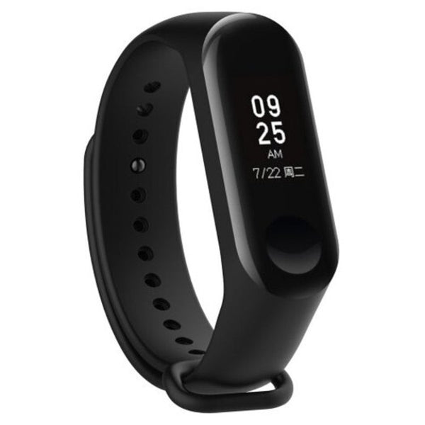 Smart Wrist Watch Strap For Xiaomi Mi Band 3 / 4 Black