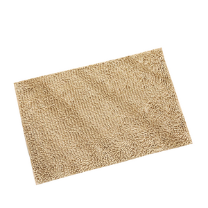 Bath Mats, Rugs & Toilet Covers Soft Shaggy Chenille Solid Colour Non Slip Bath Mat