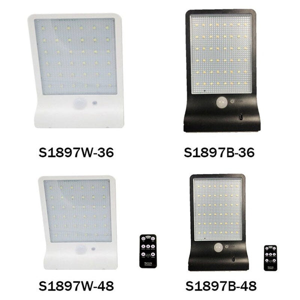 Solar 48Led Wall Lamp Sense Room Outdoor Lighting