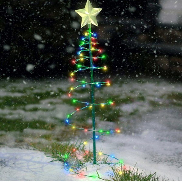 Seasonal Decorations Solar Outdoor Christmas Tree Garden Lights