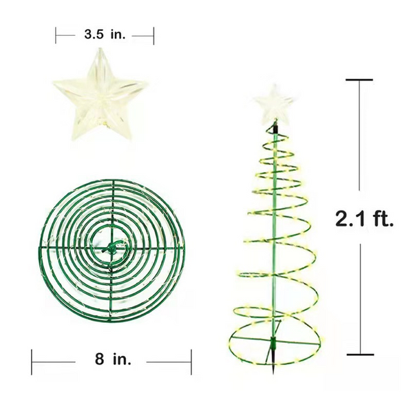 Seasonal Decorations Solar Outdoor Christmas Tree Garden Lights