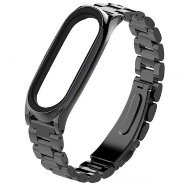 Watch Bands Solid Replacement Steel Strap Wristband Bracelet For Xiaomi Mi Band 3