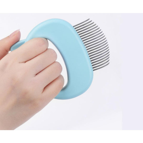 Dog Grooming Special Comb For Pet Cat Shell To Remove Floating Hair And Pink